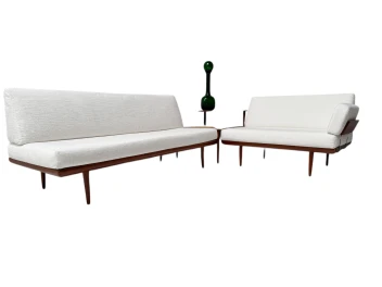Minerva Sofa Set by Peter Hvidt & Orla Molgaard Nielsen for France & Søn, 1960s